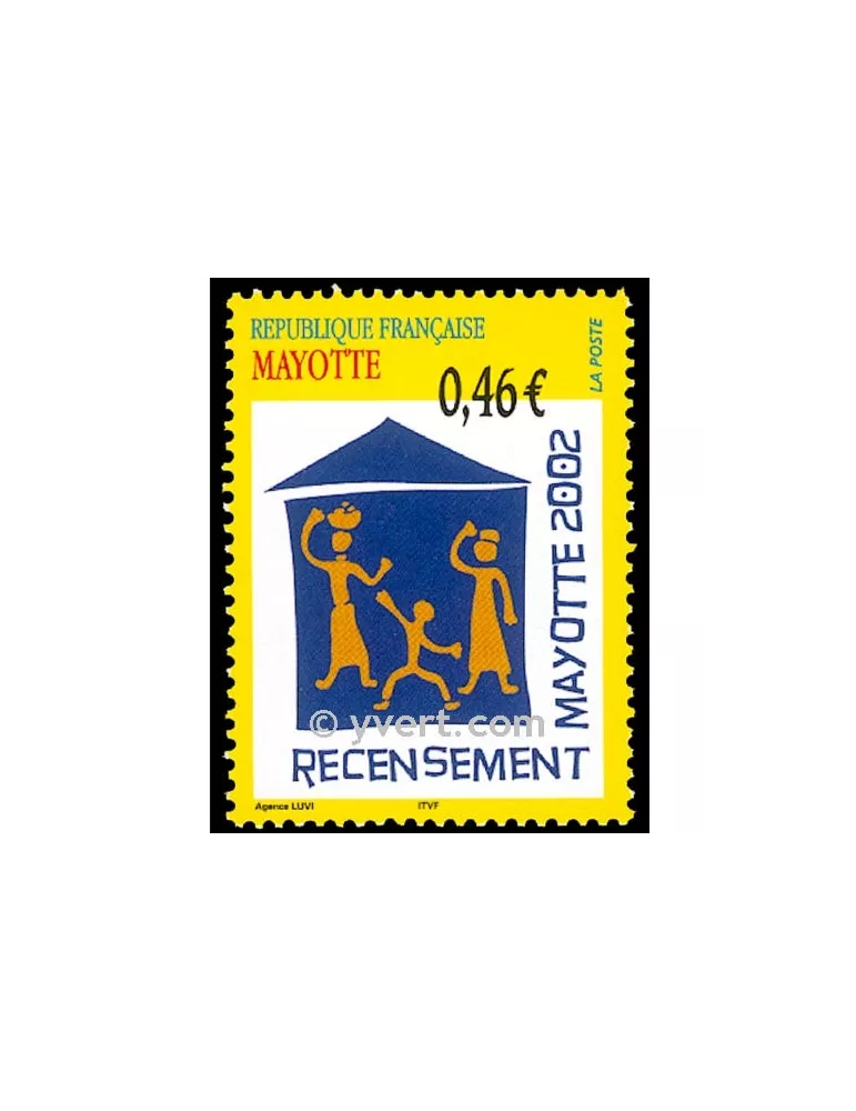 n° 132 -  Timbre Mayotte Poste
