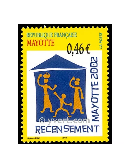 n° 132 -  Timbre Mayotte Poste