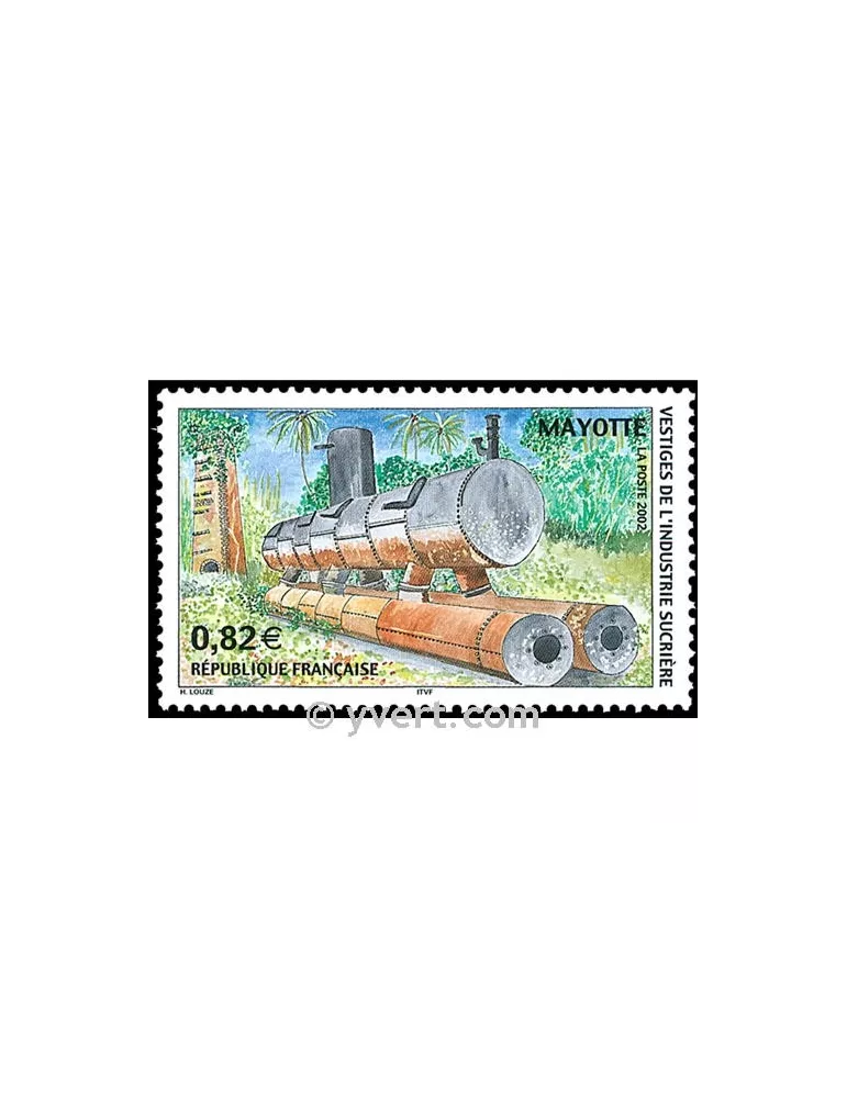 n° 133 -  Timbre Mayotte Poste