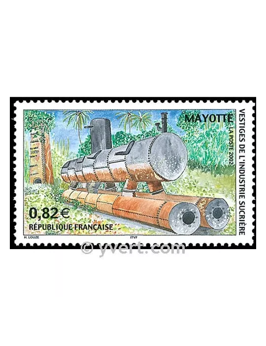 n° 133 -  Timbre Mayotte Poste