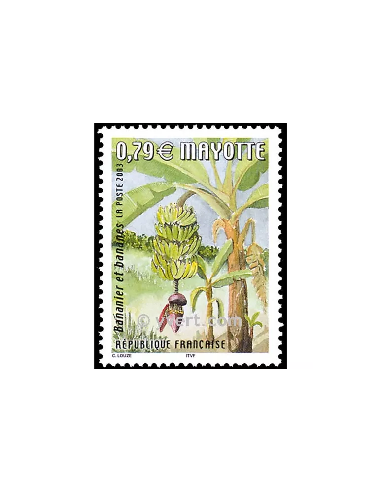 n° 141 -  Timbre Mayotte Poste