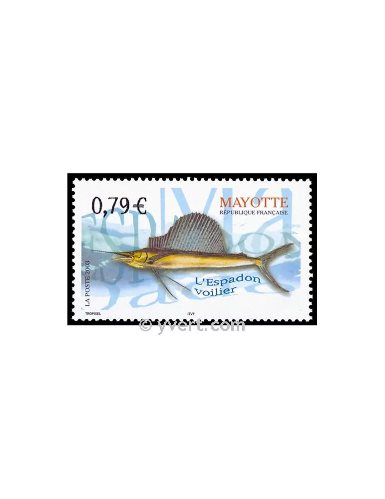 n° 143 -  Timbre Mayotte Poste