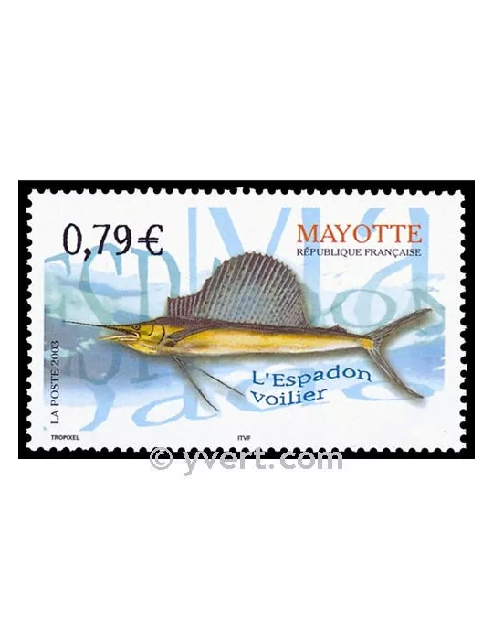 n° 143 -  Timbre Mayotte Poste
