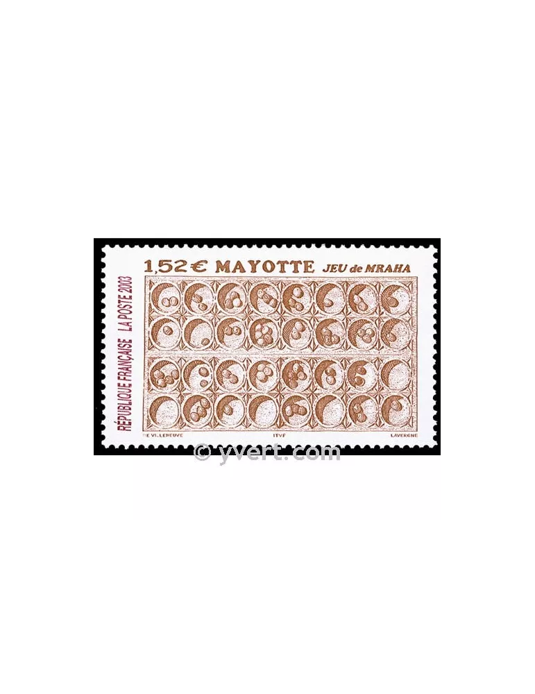 n° 145 -  Timbre Mayotte Poste