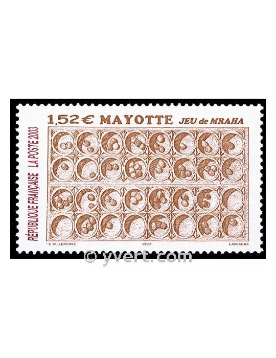 n° 145 -  Timbre Mayotte Poste