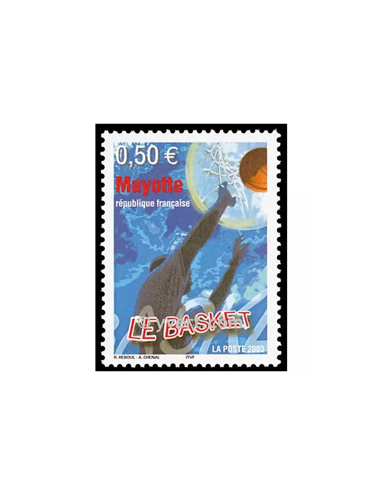 n° 148 -  Timbre Mayotte Poste