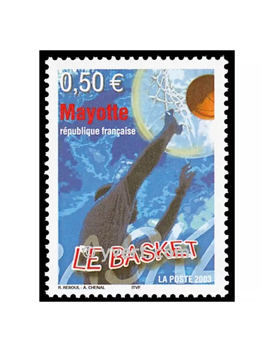 n° 148 -  Timbre Mayotte Poste