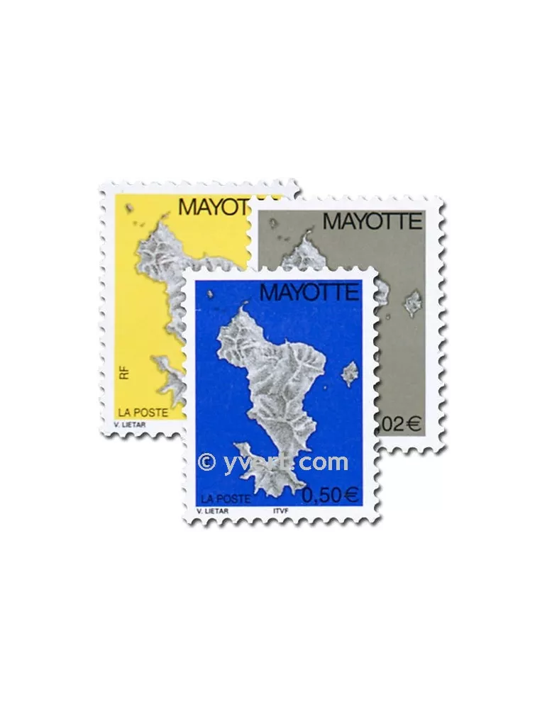n° 150/152 -  Timbre Mayotte Poste