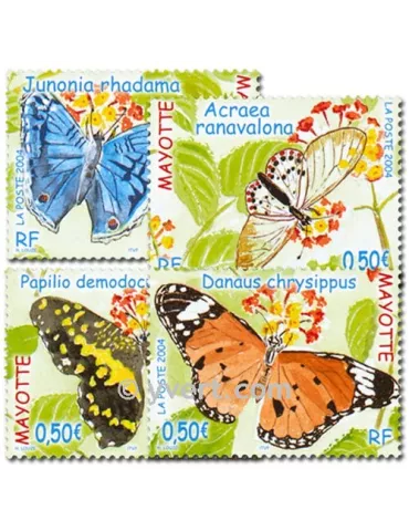n° 154/157 -  Timbre Mayotte Poste