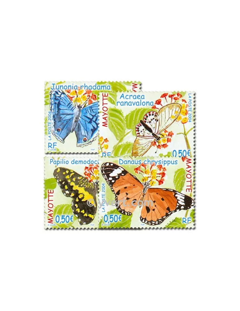 n° 154/157 -  Timbre Mayotte Poste