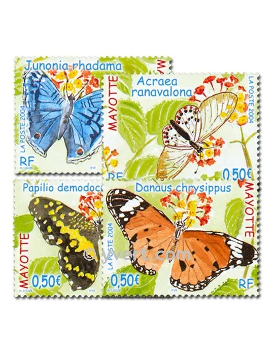 n° 154/157 -  Timbre Mayotte Poste