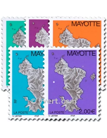 n° 158/162 -  Timbre Mayotte Poste