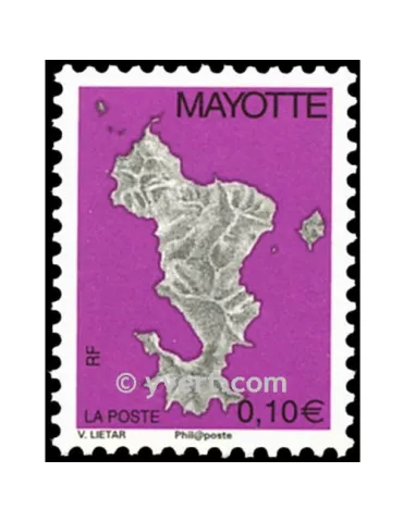 n°159a - Timbre Mayotte Poste