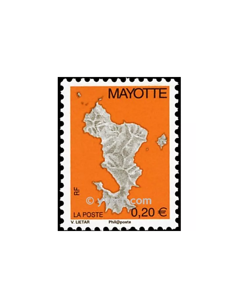 n°160a - Timbre Mayotte Poste