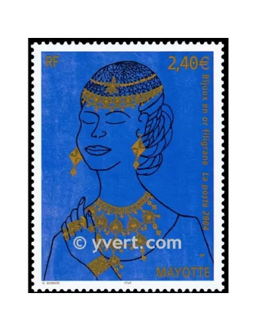 n° 163 -  Timbre Mayotte Poste