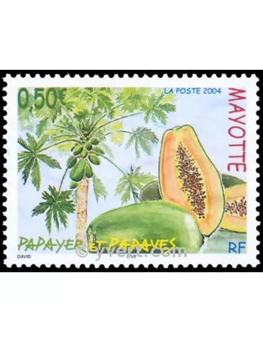 n° 164 -  Timbre Mayotte Poste