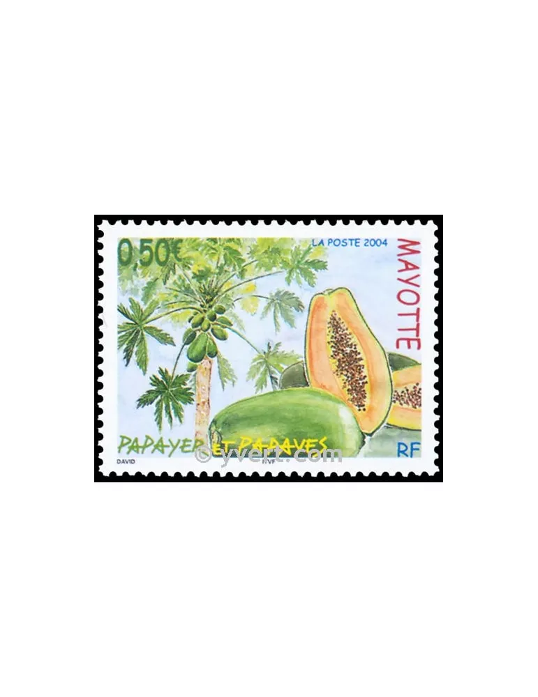 n° 164 -  Timbre Mayotte Poste