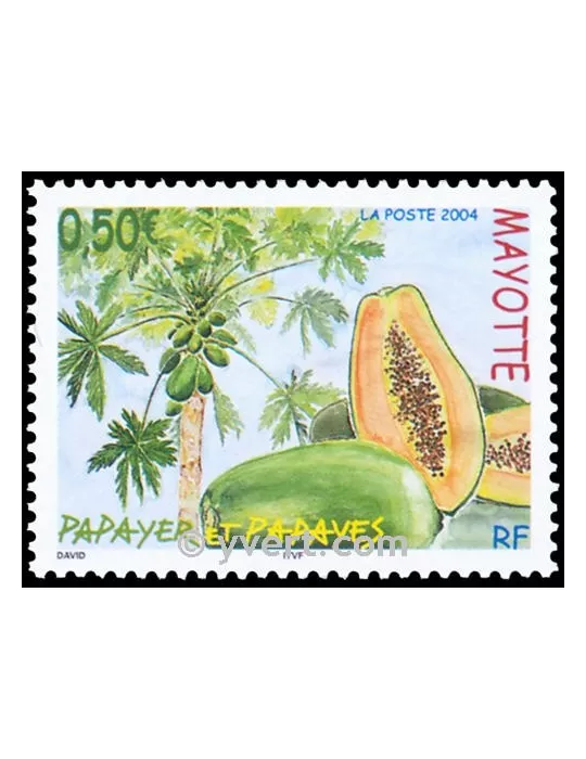 n° 164 -  Timbre Mayotte Poste