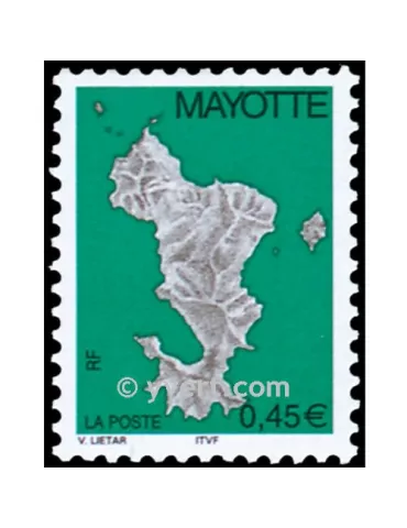 n° 165 -  Timbre Mayotte Poste