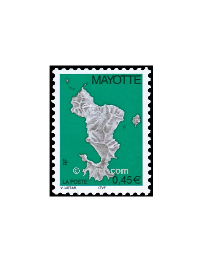 n° 165 -  Timbre Mayotte Poste