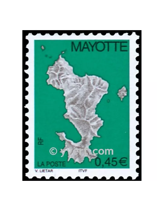n° 165 -  Timbre Mayotte Poste