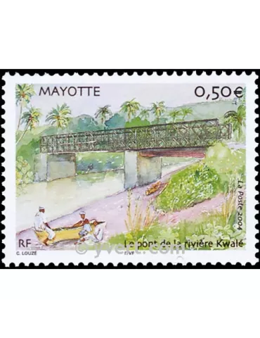 n° 166 -  Timbre Mayotte Poste