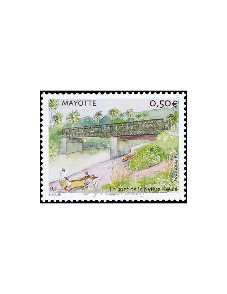 n° 166 -  Timbre Mayotte Poste