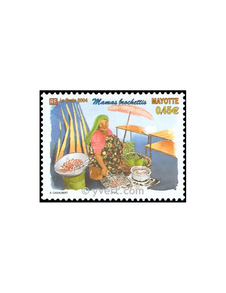 n° 168 -  Timbre Mayotte Poste