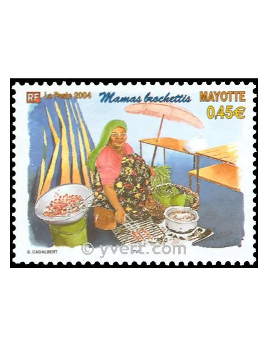 n° 168 -  Timbre Mayotte Poste