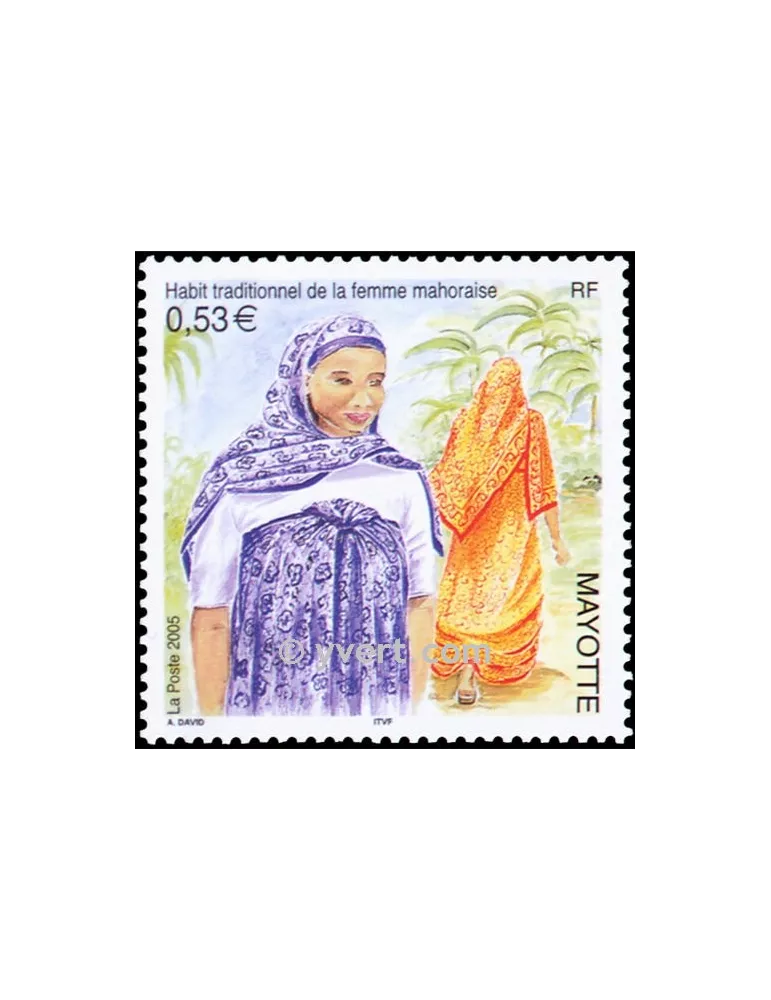 n° 171 -  Timbre Mayotte Poste