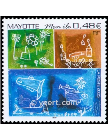 n° 178 -  Timbre Mayotte Poste