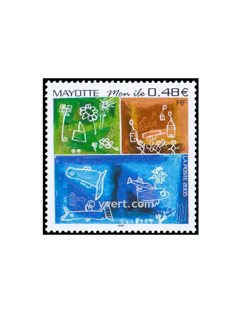 n° 178 -  Timbre Mayotte Poste