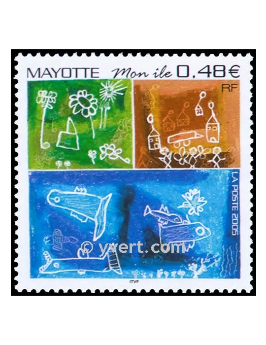 n° 178 -  Timbre Mayotte Poste