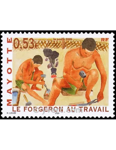 n° 182 -  Timbre Mayotte Poste