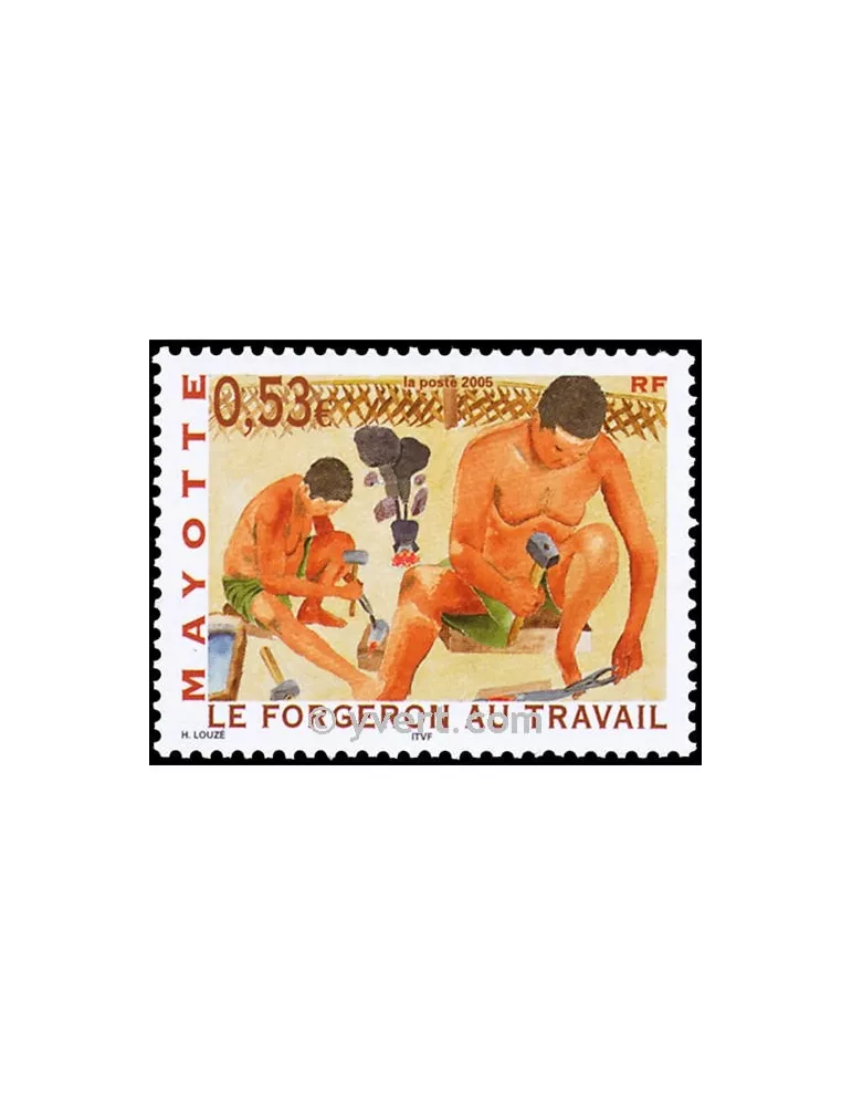 n° 182 -  Timbre Mayotte Poste