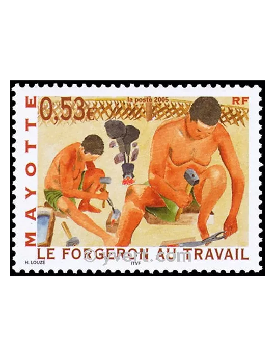 n° 182 -  Timbre Mayotte Poste