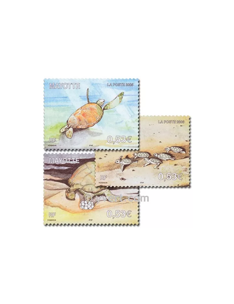 n° 184/186 -  Timbre Mayotte Poste
