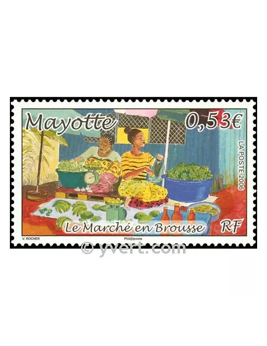 n° 189 -  Timbre Mayotte Poste