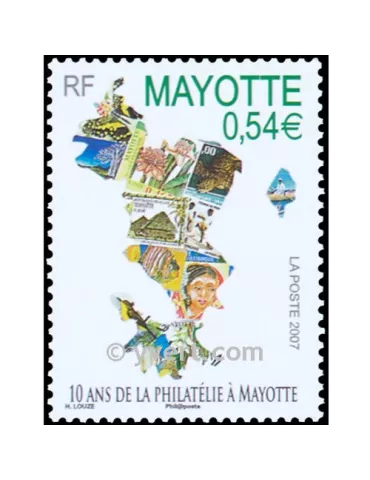 n° 194 -  Timbre Mayotte Poste
