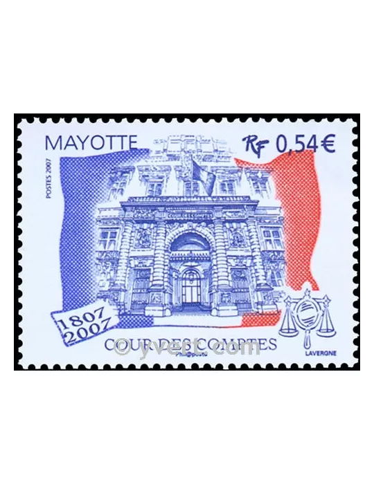 n° 196 -  Timbre Mayotte Poste