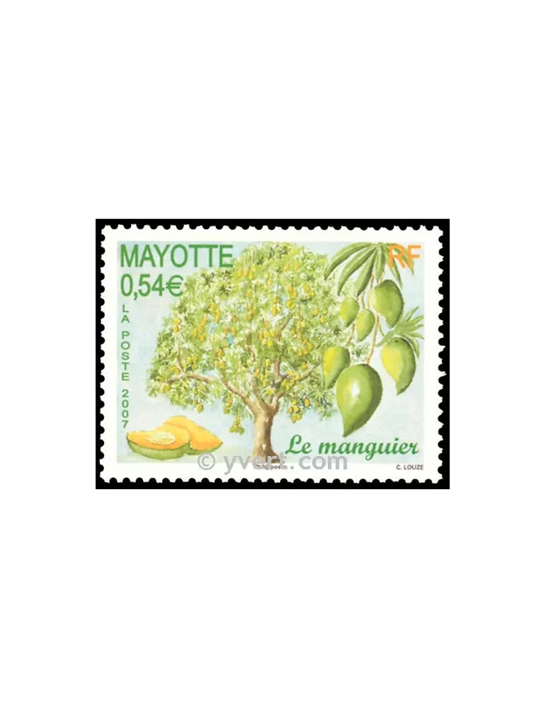 n° 205 -  Timbre Mayotte Poste
