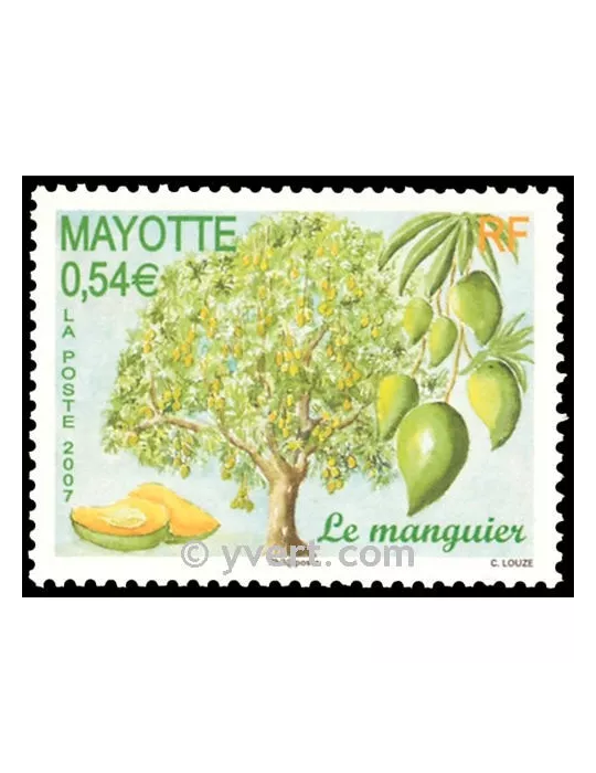 n° 205 -  Timbre Mayotte Poste