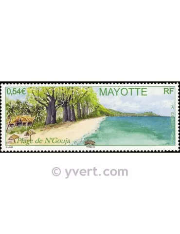 n° 206 -  Timbre Mayotte Poste
