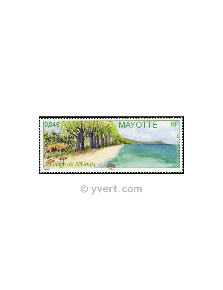 n° 206 -  Timbre Mayotte Poste