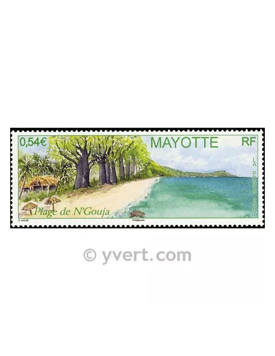 n° 206 -  Timbre Mayotte Poste