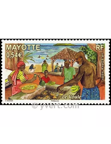 n° 207 -  Timbre Mayotte Poste