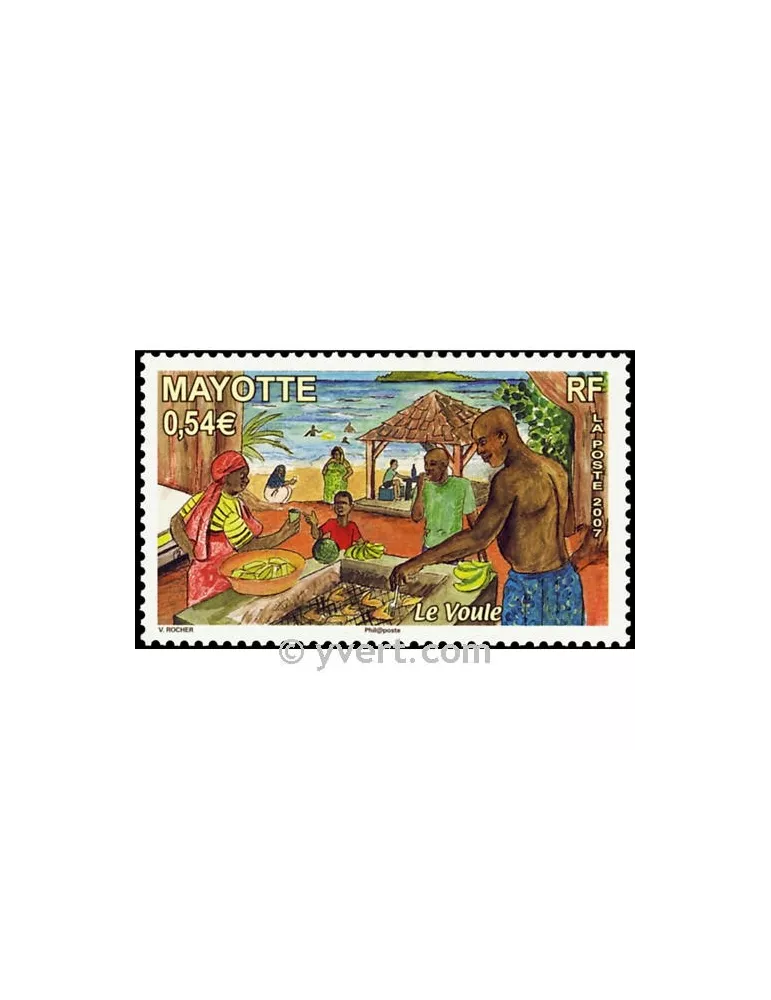 n° 207 -  Timbre Mayotte Poste