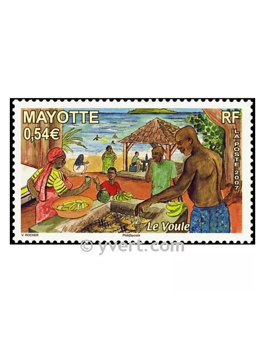 n° 207 -  Timbre Mayotte Poste