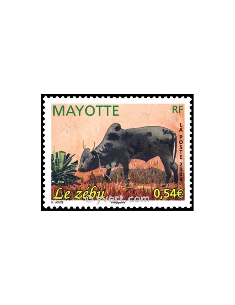 n° 208 -  Timbre Mayotte Poste