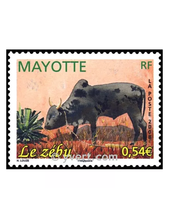n° 208 -  Timbre Mayotte Poste
